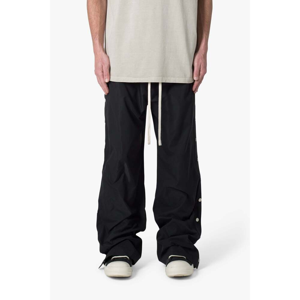mnml Side Snap Nylon Pants - Black Size 38Black / 38